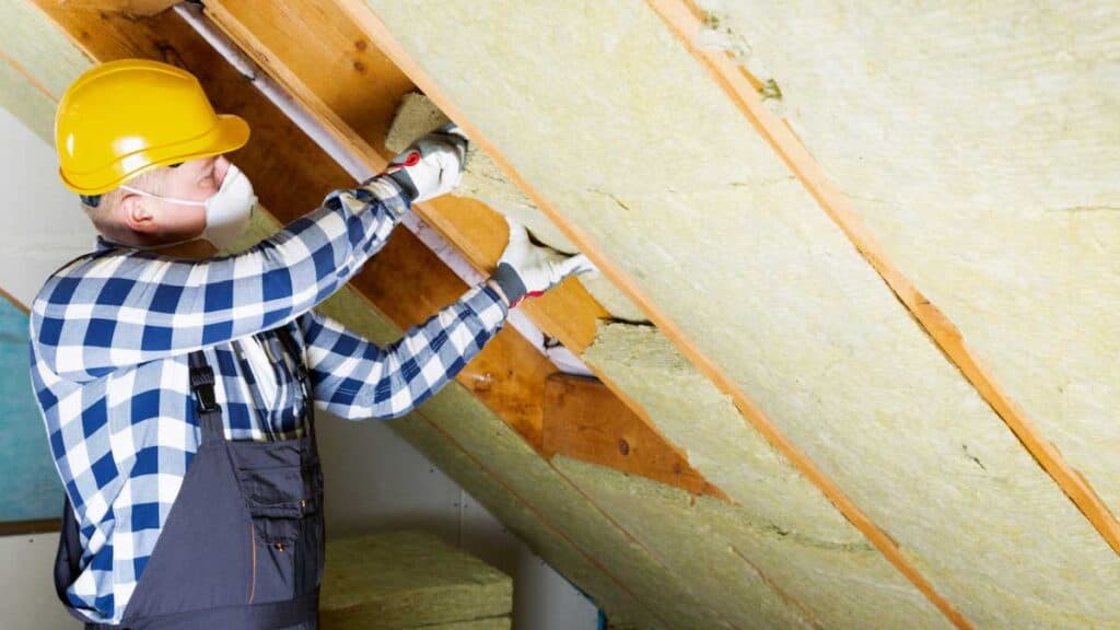 Installing Insulation in Attic